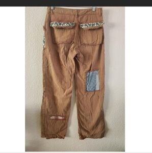 *SOLD*  POL boho patch pants size M